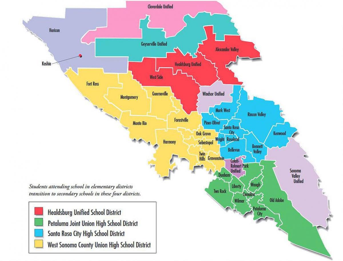 Сан-Франциско школа район на карті