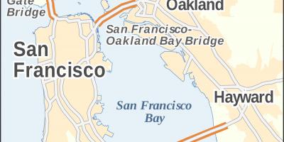 Карта Сан-Франциско міст Золоті ворота