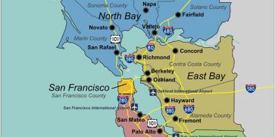 Карта Південного Сан-Франциско 