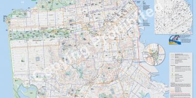 Карта Сан-Франциско велосипедів