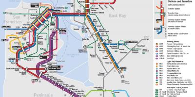 Карти громадського транспорту Сан-Франциско