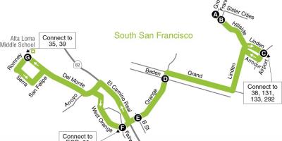 Карта Сан-Франциско початкової школи