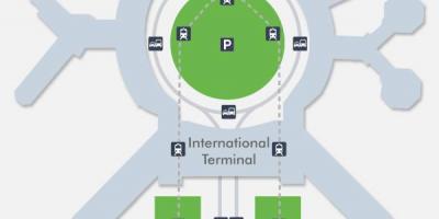 Карта СФО аеропорт термінал 1