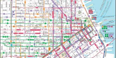 Сан-Франциско громадського транспорту карті