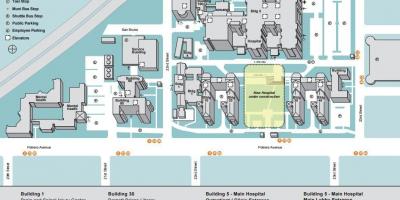 Карта UCSF медичний центр 
