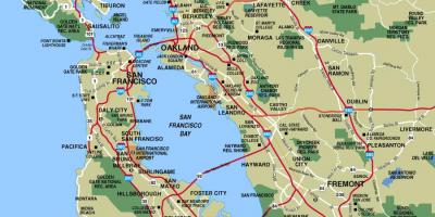 Сан-Франциско і районі карті