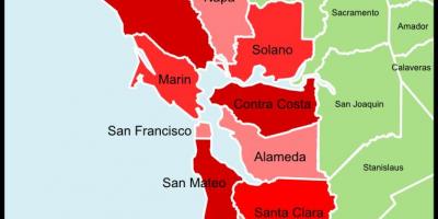 Сан-Франциско карта округу