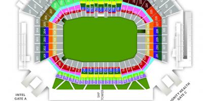 Карту стадіону ворота Ливайс 