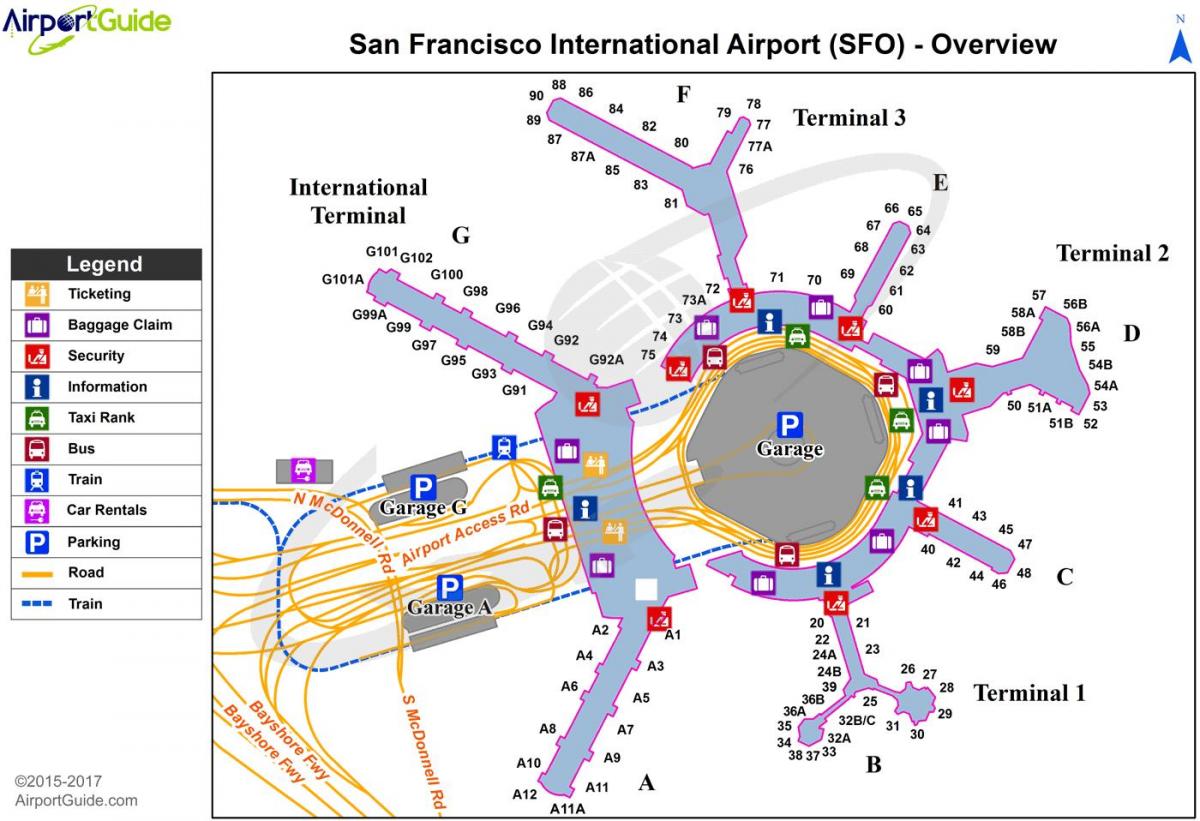 СФО міжнародного аеропорту карті