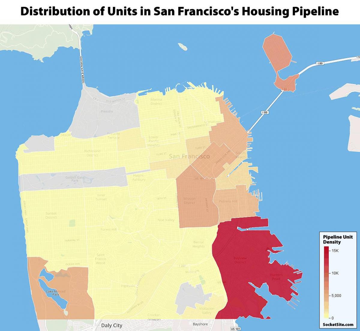 Сан-Франциско державного житлового карті
