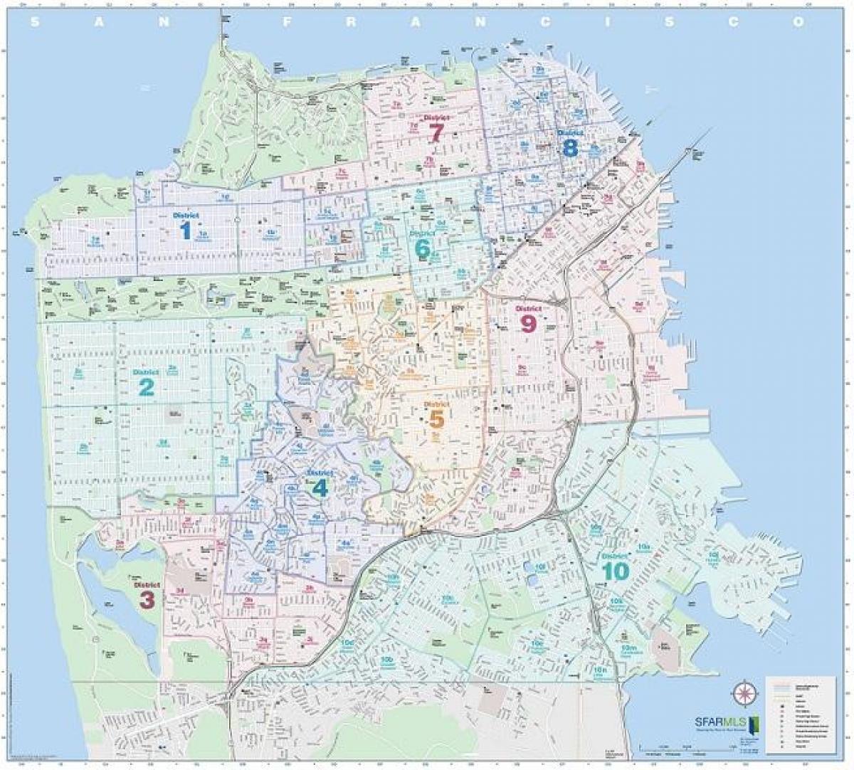 Сан-Франциско МЛС карті