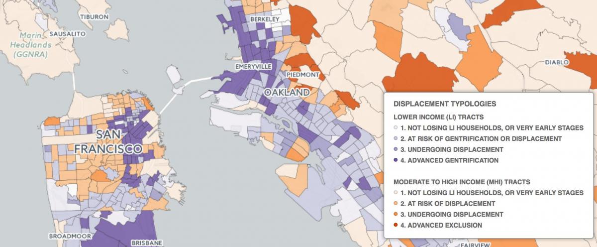 Карта Сан-Франциско елітного житла