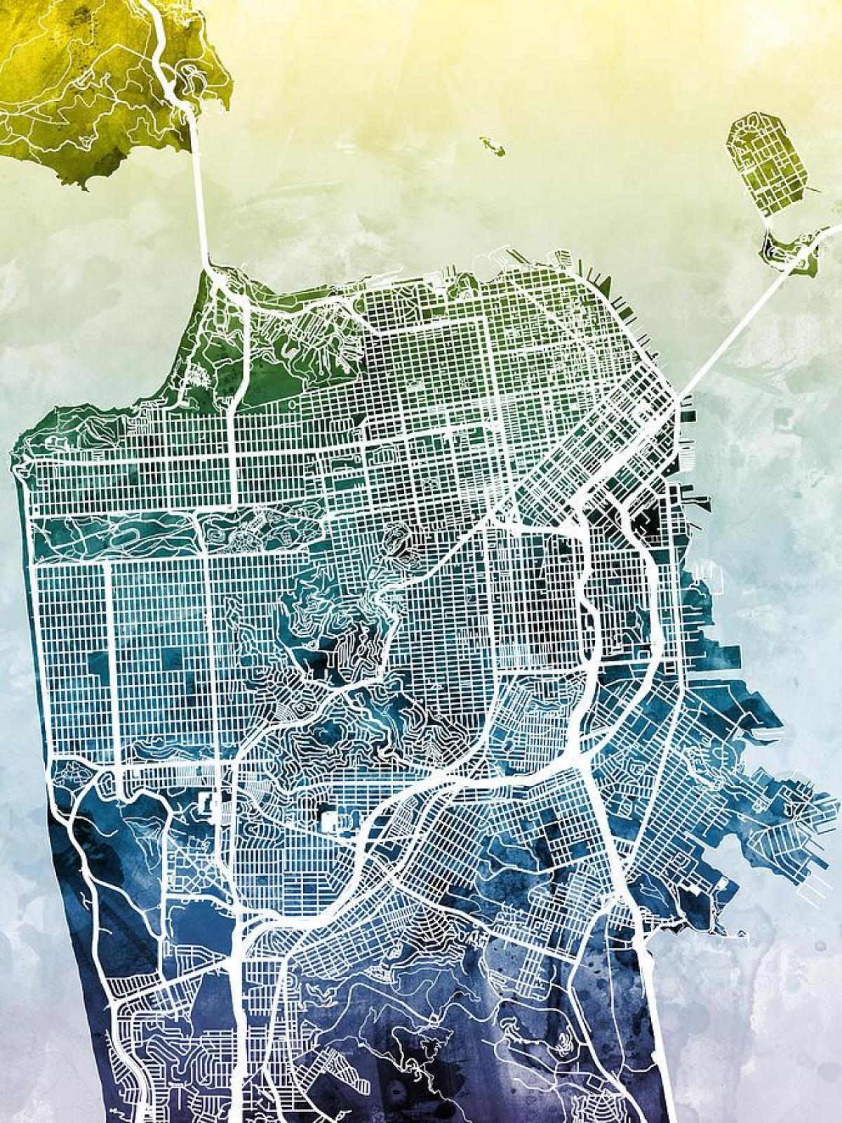 Карта Сан-Франциско мистецтва