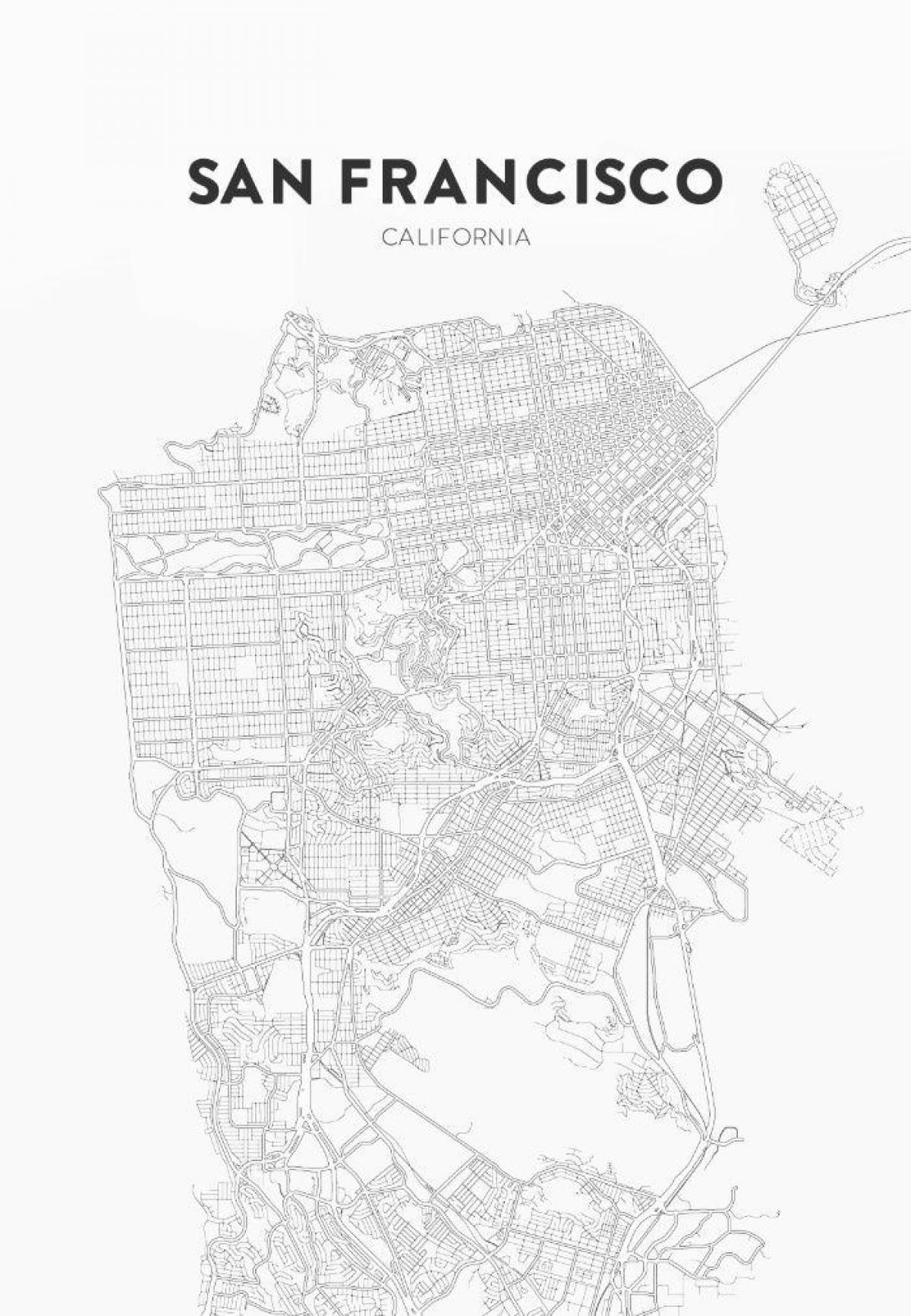 роздрукувати карту Сан-Франциско