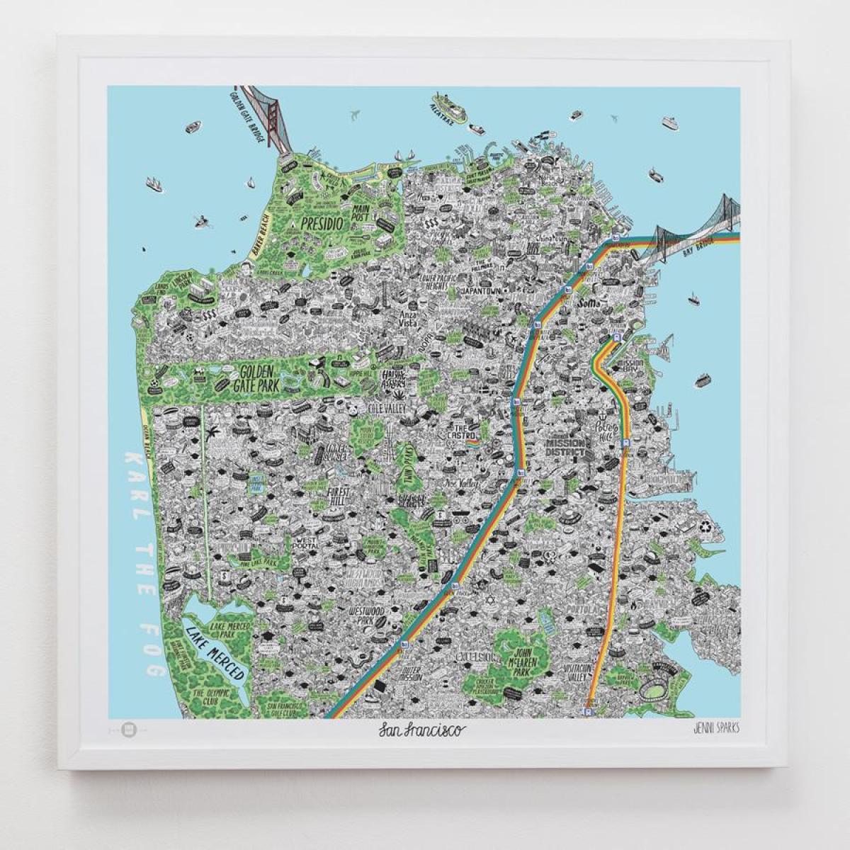 Карта Сан-Франциско мистецтва