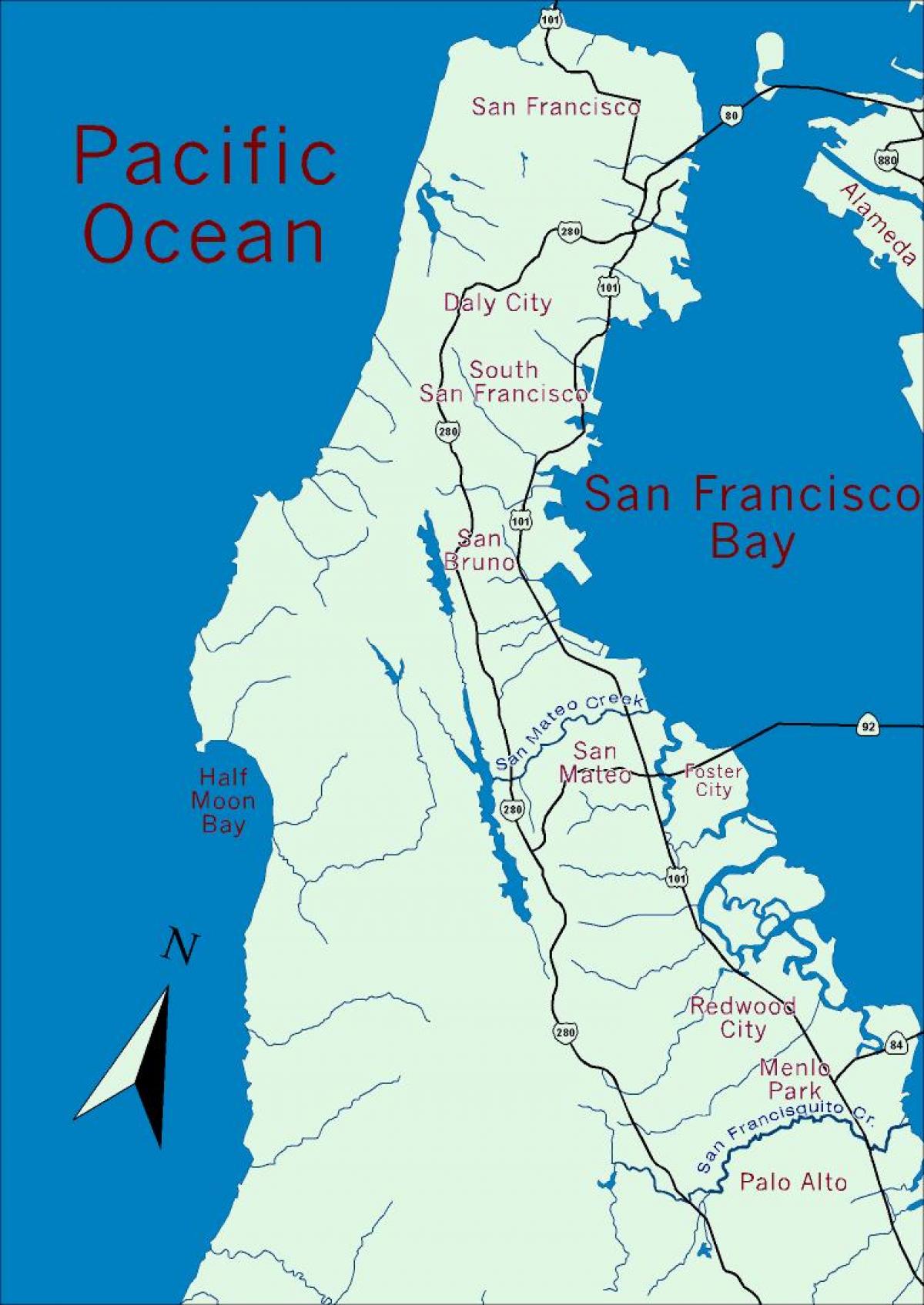 Карта бухти півострова