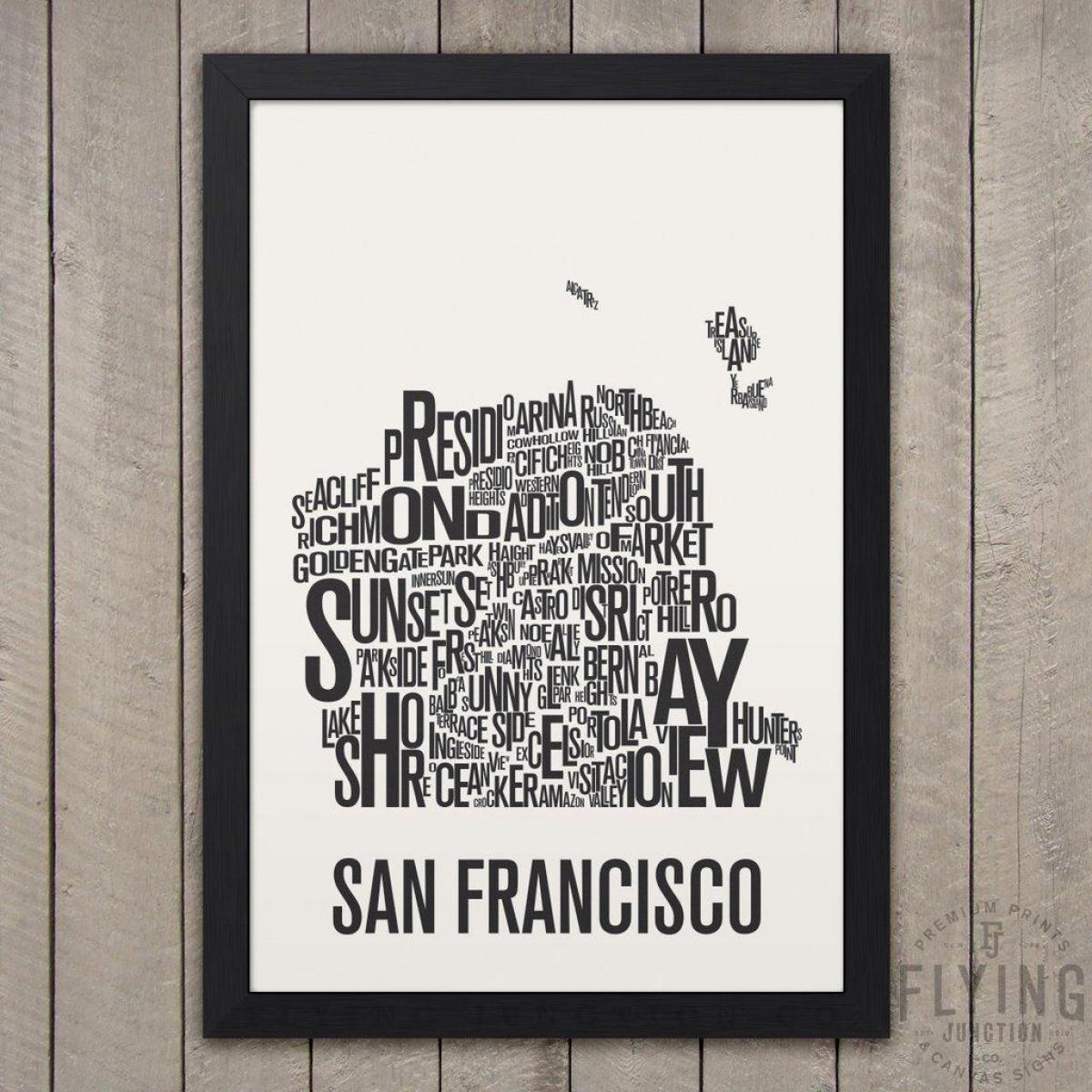 Сан-Франциско типографіка карті
