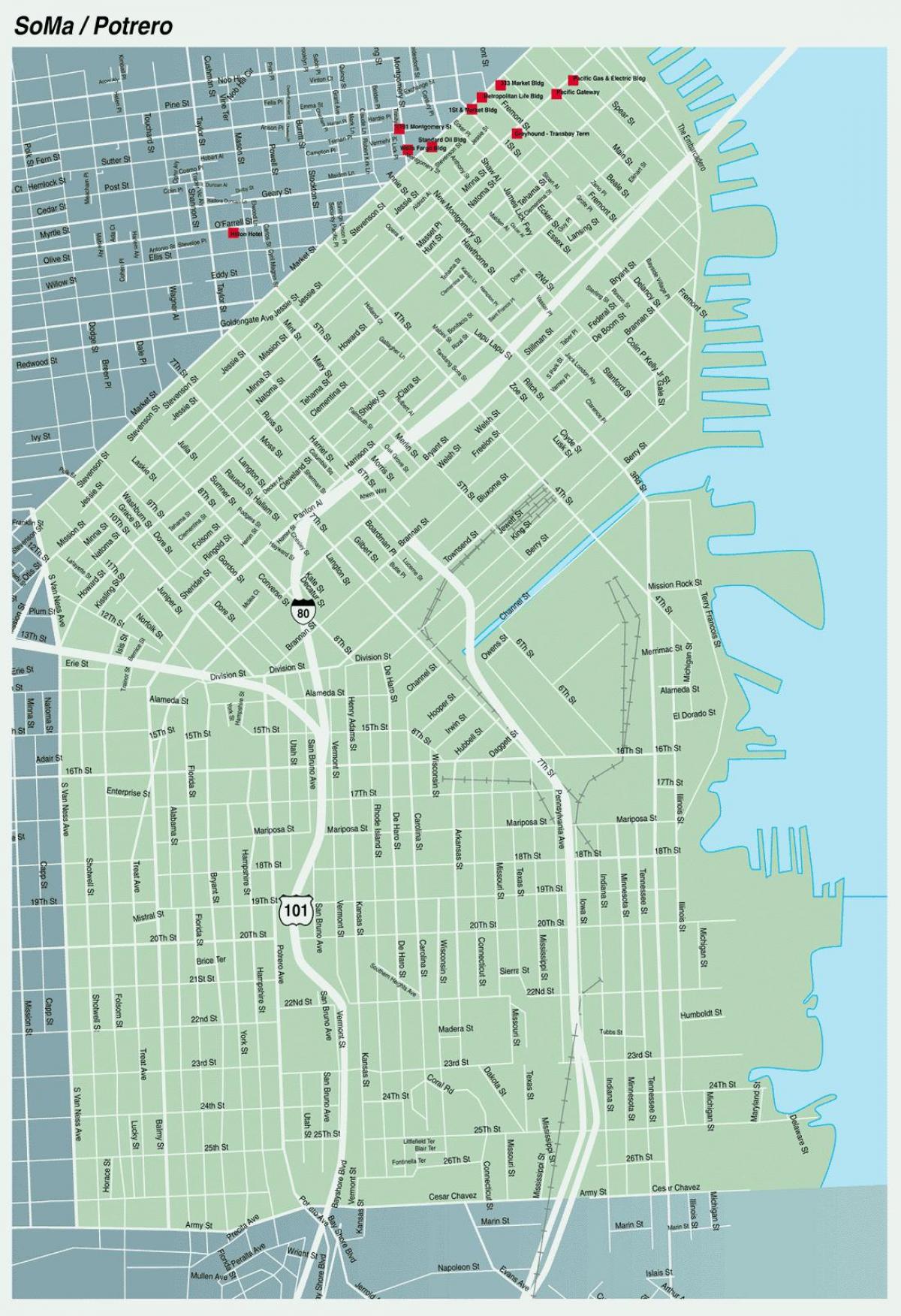 карта сома-Сан-Франциско