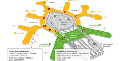 Термінал СФО 2 воріт карті