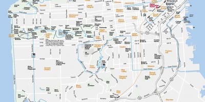 Карта пам'яток Сан-Франциско 